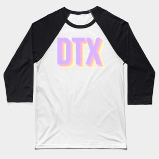 DTX purple Baseball T-Shirt